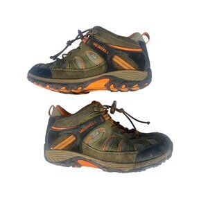 Merrell Chameleon Mid Lace WTPF Hiking Shoes Boy’s Size 4.5W US